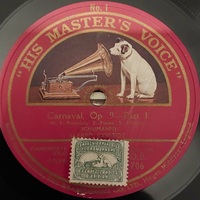 HMV : Cortot - Schumann Carnaval